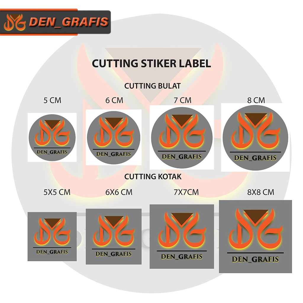

Sticker Label Bulat dan Sticker Kotak ( BAHAN STIKER CROMO & VINYIL )