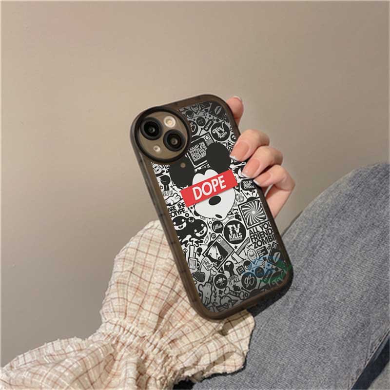 Casing TPU Redmi Note 11S 11 Pro 10c 10A 9C 9T 9A 10 5G 10S 9S 8 8 Pro 7 Poco M3 X3 Pro NFC Motif Mickey Mouse