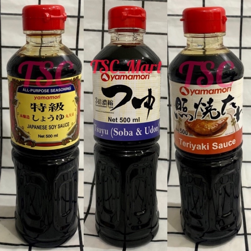 

Yamamori Teriyaki Sauce 500ml / Yamamori Japanese Soy Sauce 500ml / Yamamori Tsuyu (Soba & Udon)/Yamamori/Teriyaki/Sauce/Japanese/Soy/Sauce/Tsuyu/Soba/&/Udon/Saus/Teriyaki/ Kecap/Jepang