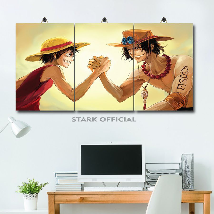 81-97 HIASAN DINDING ANIME ONE PIECE RED 60X30 MULTIPANEL BKYYX/DQJKU/ PAJANGAN RUANG ANIME ONE PIEC