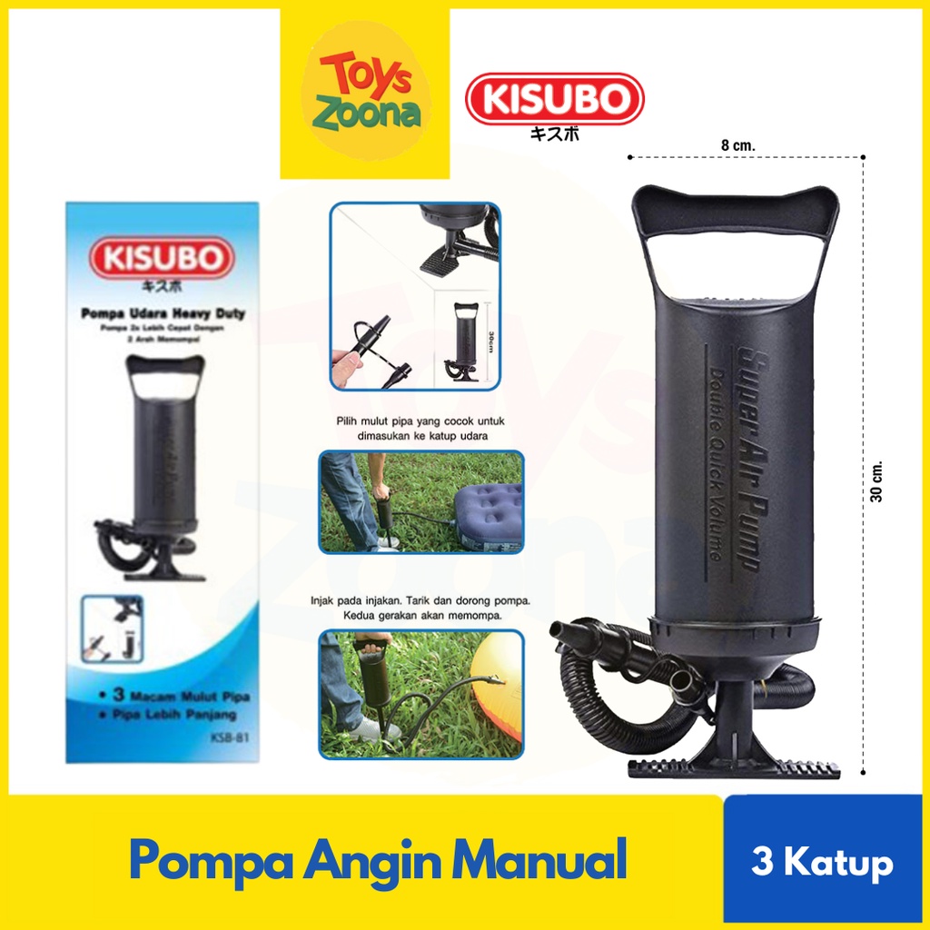 ToysZoona Pompa Angin Manual / Pompa Angin Kisubo / Manual Air Pump