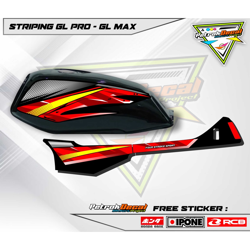 STRIPING GL PRO GL MAX HOLOGRAM STRIPING VARIASI GL HEREX