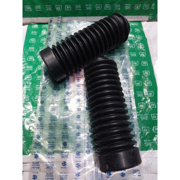 KARET BOOTH COVER SHOCK DEPAN BAJAJ PULSAR 200NS 220 180 UG4 200DDTSI UG3 ORIGINAL BAJAJ