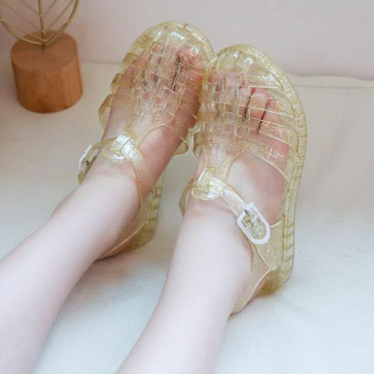 Banyak Dipakai.. Meisha Jelly tranparant blink/ meisha jelly shoes dewasa/ sandal jelly wanita / San