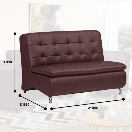 Mobelio - Set Sofa Tamu Kulit Oscar Minimalis 211 Seater - Marvel