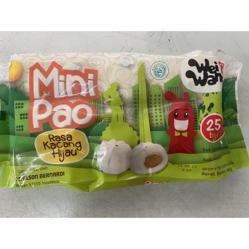 

Weiwang Mini Pao Kacang Hijau 25pcs