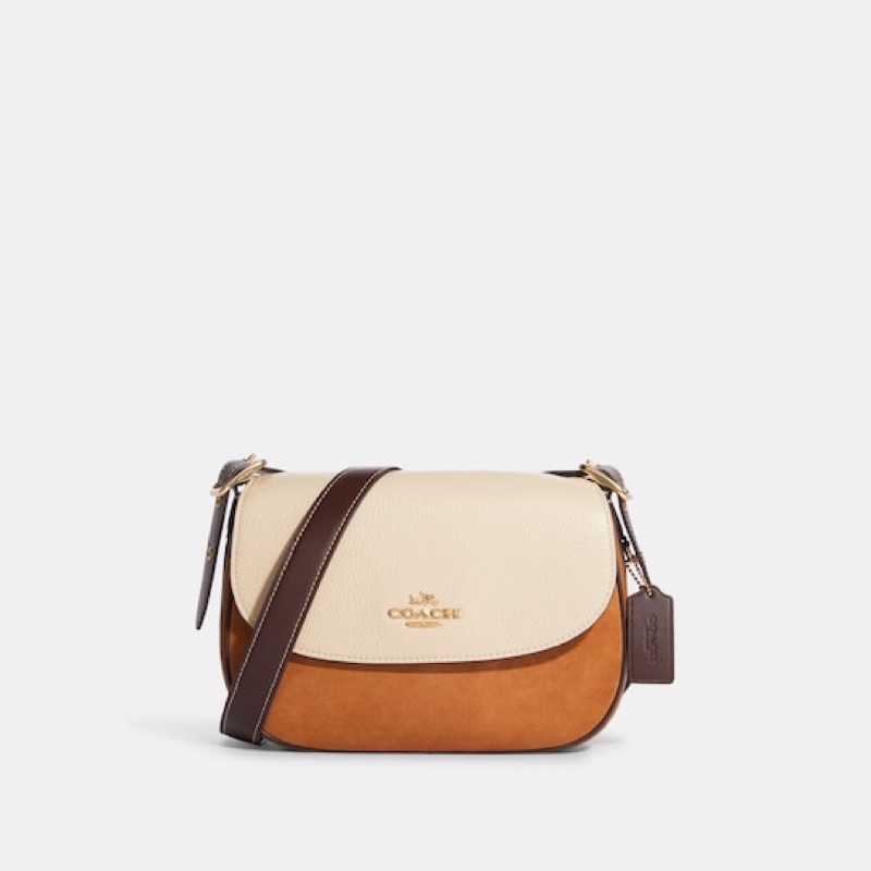 Coach Macie Saddle Bag In Colorblock (CB895)