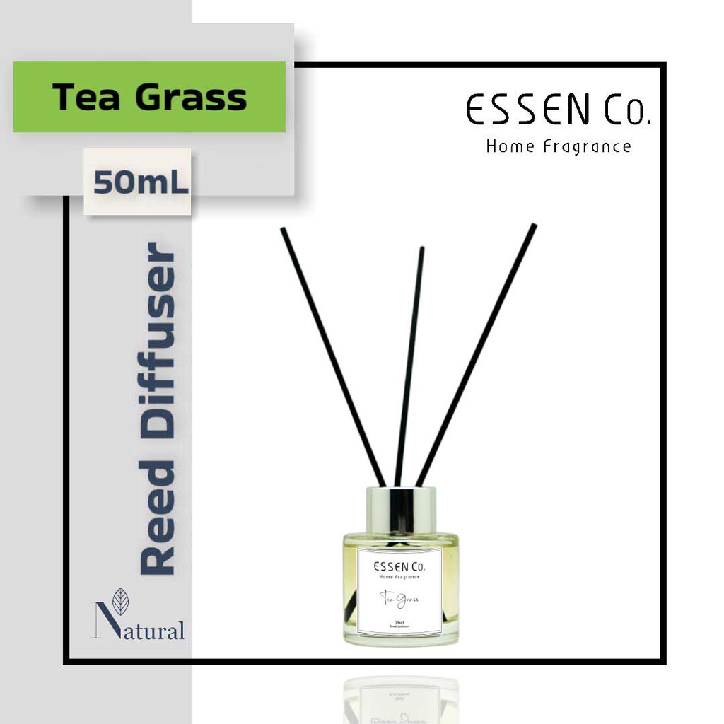 Essen Co Reed Diffuser Aromatherapy Tea Grass Pengharum Pewangi Ruangan Aromaterapi 50ml