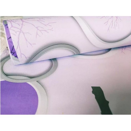 Wallpaper Motif Polkadot Ungu Panjang 8M