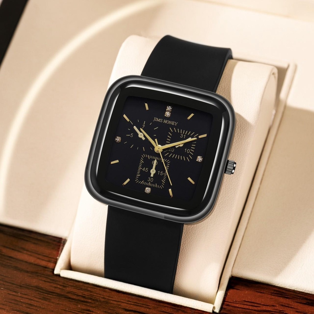 JIMS HONE JT 8027 Jam Tangan Unisex Korea Murah Kekinian Elegan