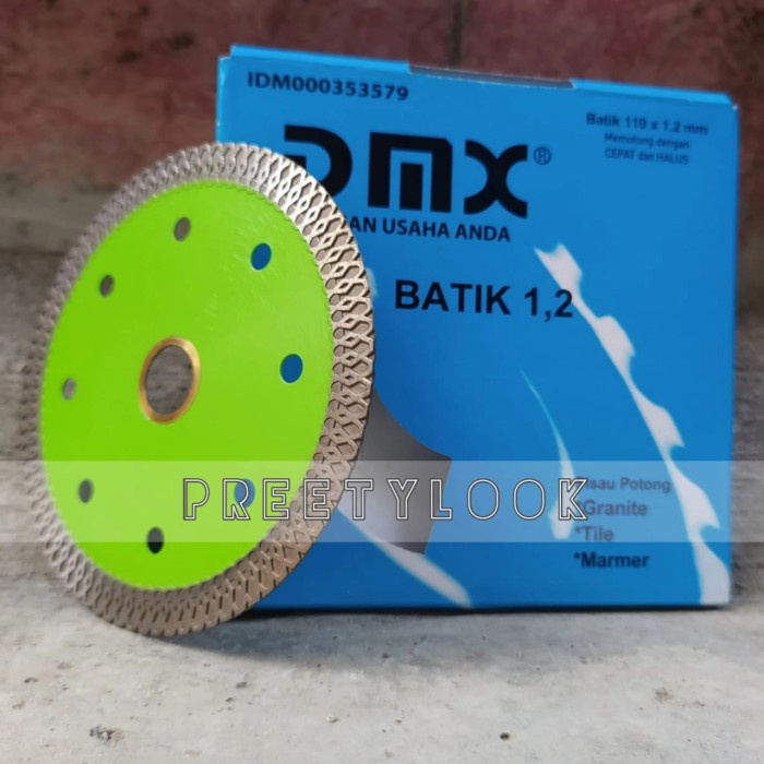 Mata Gerinda Potong 4 Inch Dmx Pisau Potong Granit Diamond Turbo Batik