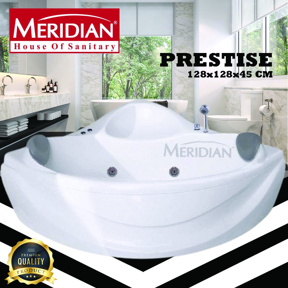 Bathtub Sudut Marble MERIDIAN Prestise