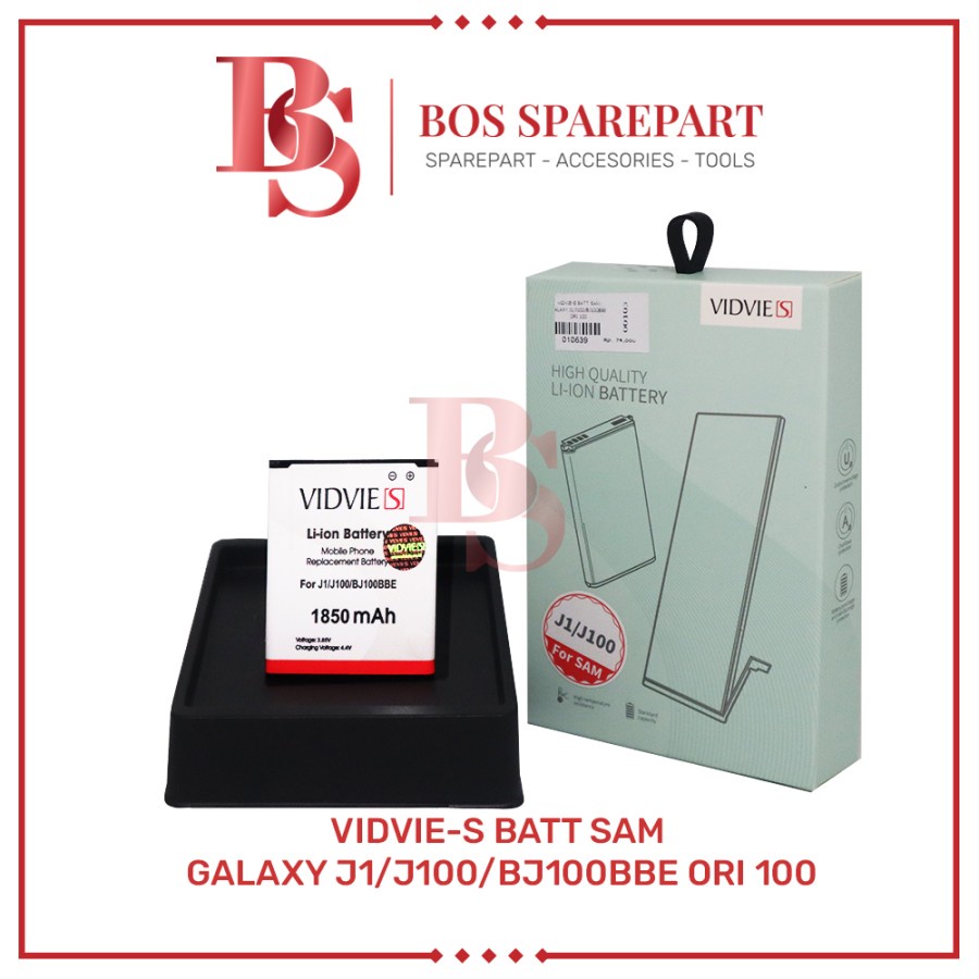 VIDVIE-S BATERAI SAMSUNG GALAXY J1 / J100 / BJ100BBE ORI 100 / BATTERY