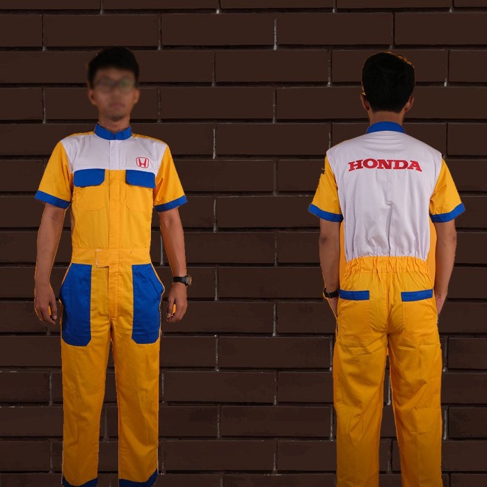 Baju Bengkel Seragam Wearpack Honda