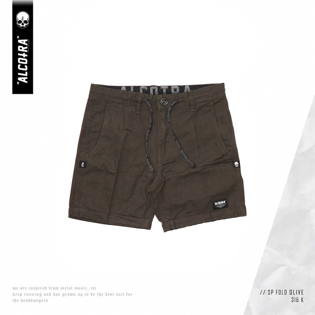 SP FOLD OLIVE // CELANA PENDEK LIPAT OLIVE