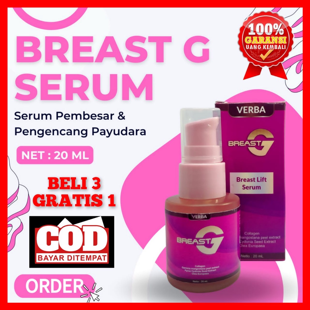 SERUM BREAST G | BREAST G SERUM PEMBESAR PAYUDARA ALAMI
