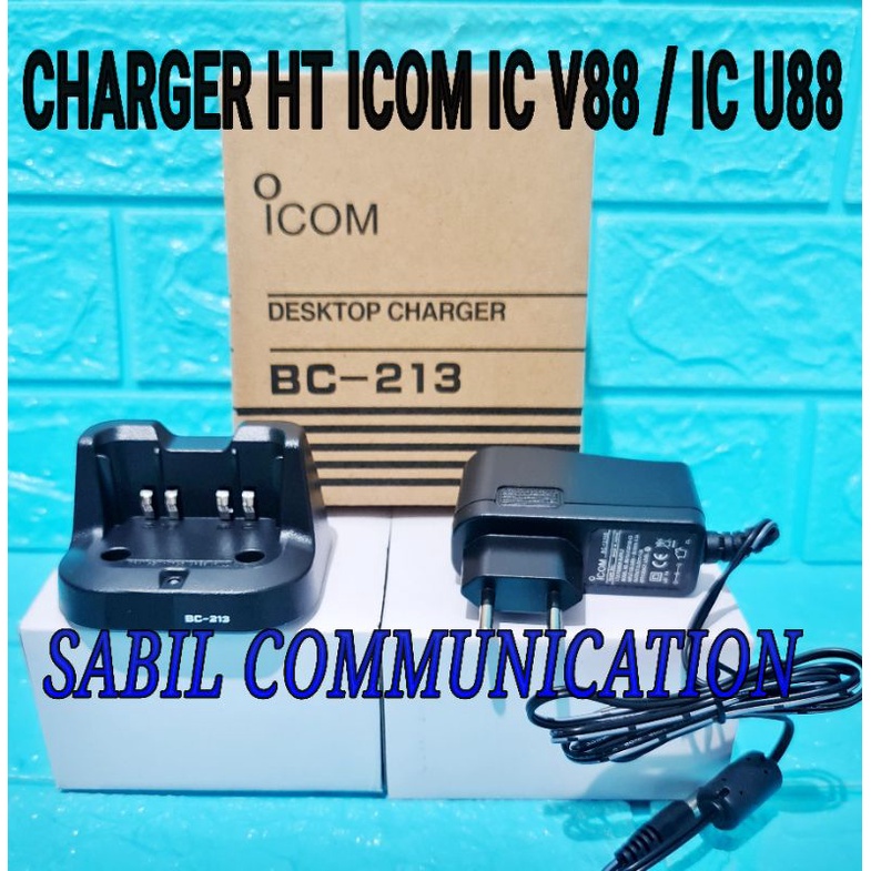 CHARGER HT ICOM V88 U88 BC-213 DESKTOP CHARGER HT ICOM IC V88 IC U88 ICOM BC-213
