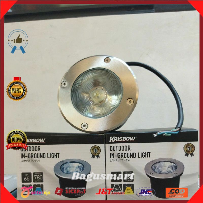 Krisbow Lampu Lantai Tanam 12w/ lampu tanam/lampu hias