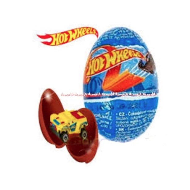 Zaini Hot Wheels Egg Chocolate 3pc Coklat telur Bulat Isi Mainan Mobil Hot well Zainy Hotwheel Cokelat Egg Mobil Cokolat Telor Hotwheels Car Eggs Cokolat