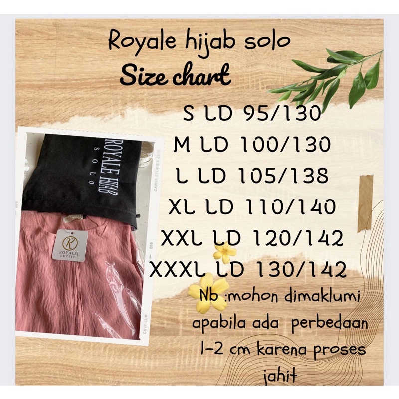 Royale - Chika gamis katun rayon twill premium model susun