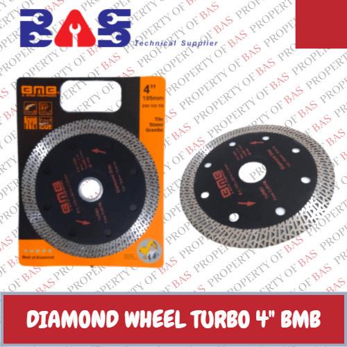 Mata Diamond Wheel Turbo 4" Bmb / Mata Pisau Potong Keramik Granit