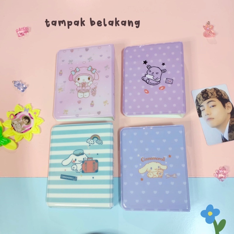 (itspico) 36 slot kolbuk for photocard motif sanrio cinamoroll cute Mini collect book 1p photo album