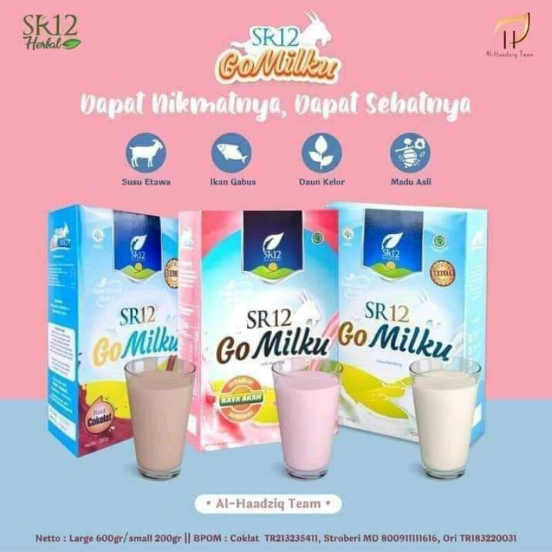 

GO MILKU SR12 SUSU KAMBING ETAWA HALAL BPOM MENINGKATKAN KESEHATAN