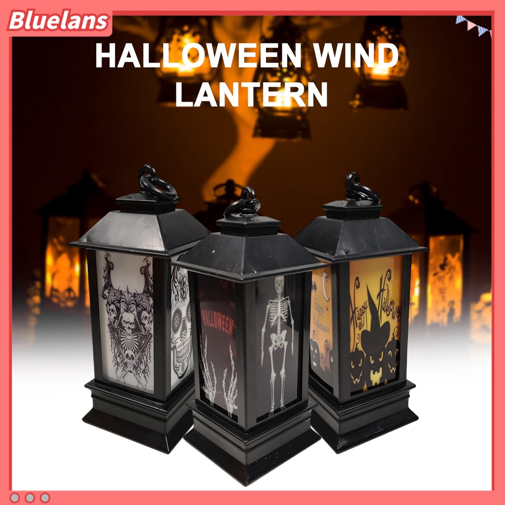 Lampu Lilin LED Elektronik Model Gantung Bahan Plastik Untuk Dekorasi Pesta Halloween