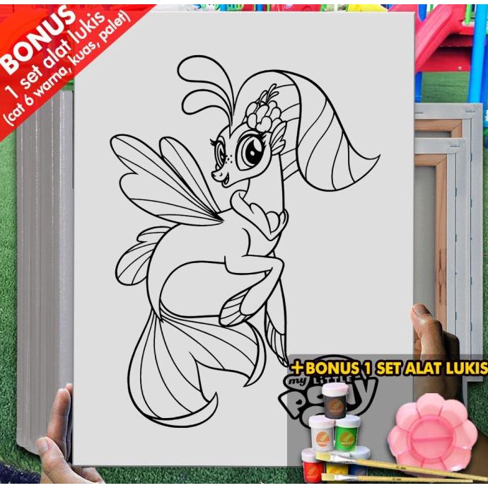 

Kanvas Lukis Anak My Little Pony 8 30x40 cm MEL1117