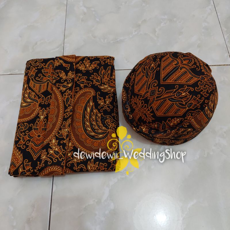 [Full Set] Sepasang Baju Adat Jawa Cewek + Cowok / Baju Prewedding || Motif Semen romo