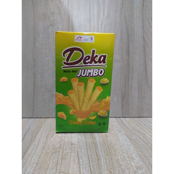 

Deka Wafer Roll Jumbo cheesy Durian