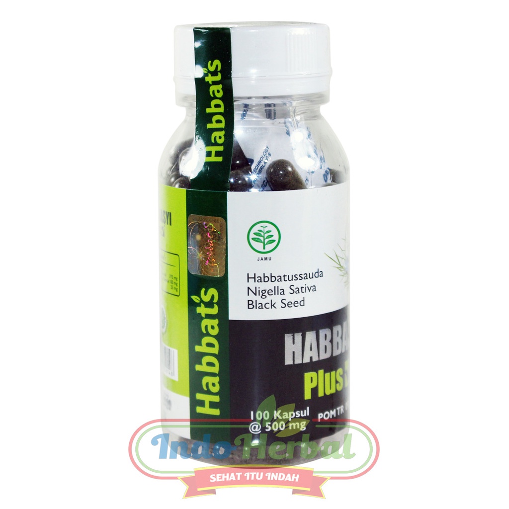 Habbasyi Plus Bee Pollen Black Seed | Habbatussauda plus Bee Pollen 100 kapsul