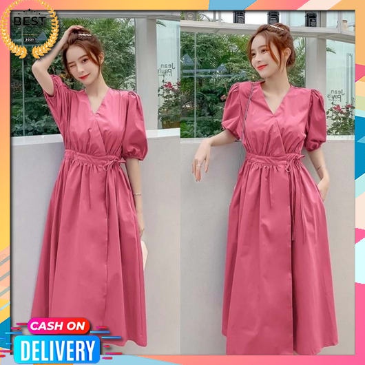Dres Kondangan Jumbo Wanita Atasan Wanita Dewasa Natal Terbaru 2022 Cod  Korean Style Busui Baju Pes