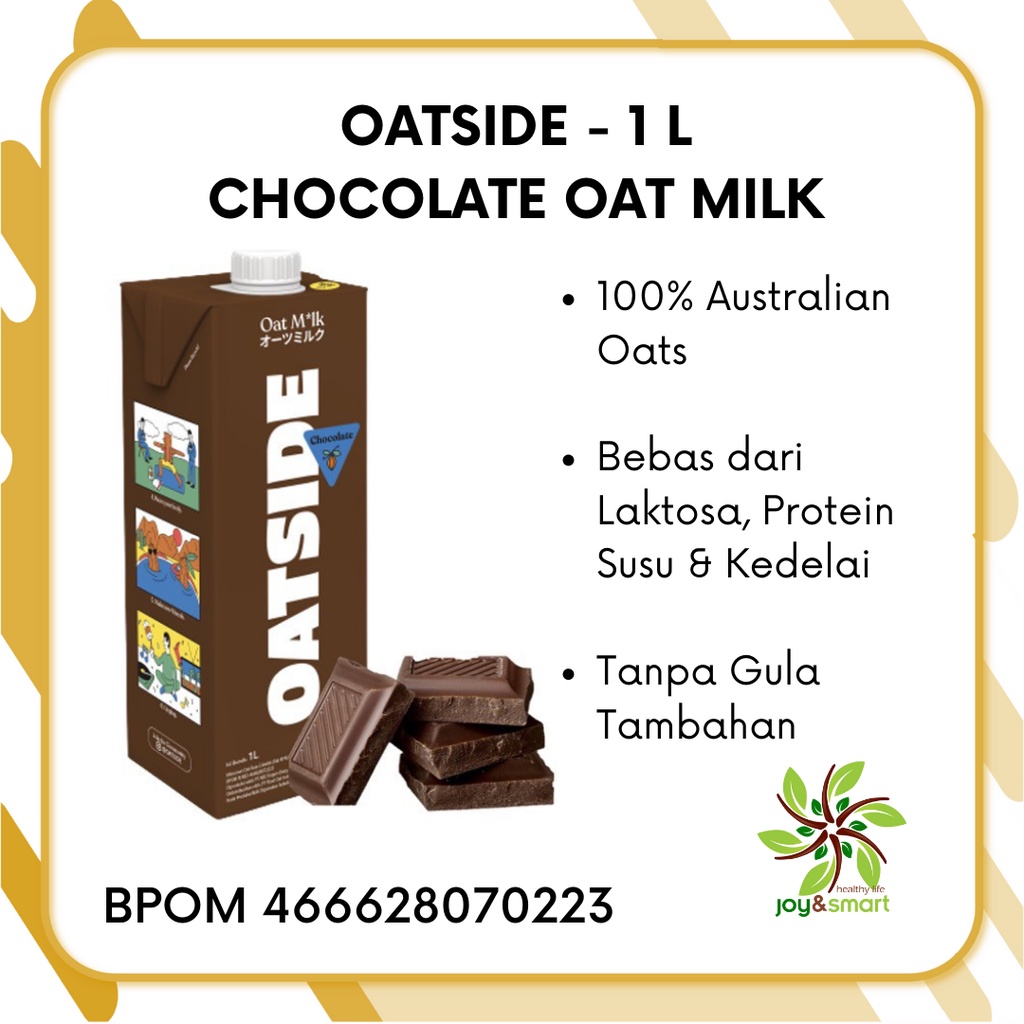 

Joy Smart Healthy Life Oatside Chocolate Oat Milk 1l