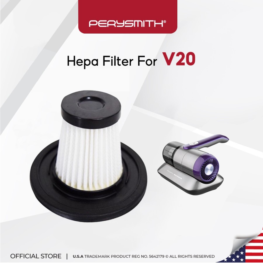 Hepa Filter Untuk Perysmith UV Anti Dust Mite Vacuum Cleaner V10 V20