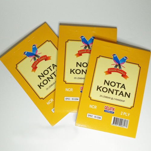 

NOTA NCR Gelatik kembar 2 Ply - 3 Ply