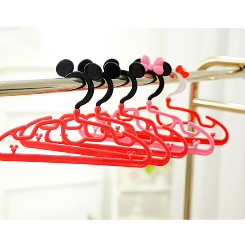 NEW!! Hanger Setelan Anak | Gantungan Baju Anak Motif Miky &amp; HK | Hanger Baby Display Anak 291