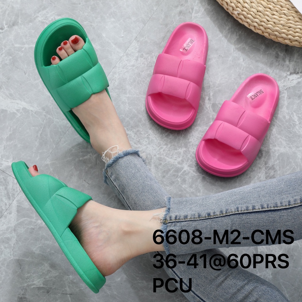 Sandal Jelly Korean Impor Jelly Soft Slipper Anti Slip Elastic Empuk PVC 1608/6608 Balance