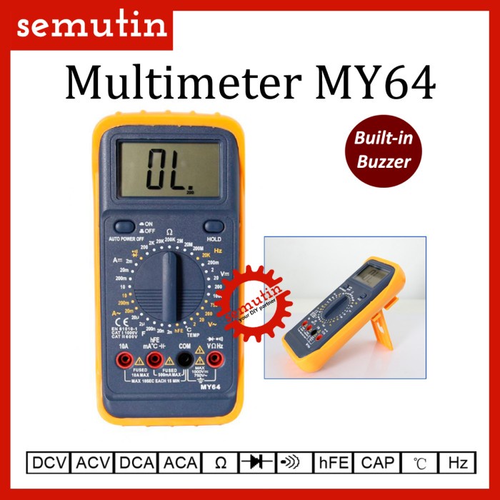 [READY] Multimeter Digital Buzzer My64 / Avometer / Multitester / Multi Tester / Perlengkapan Rumah 