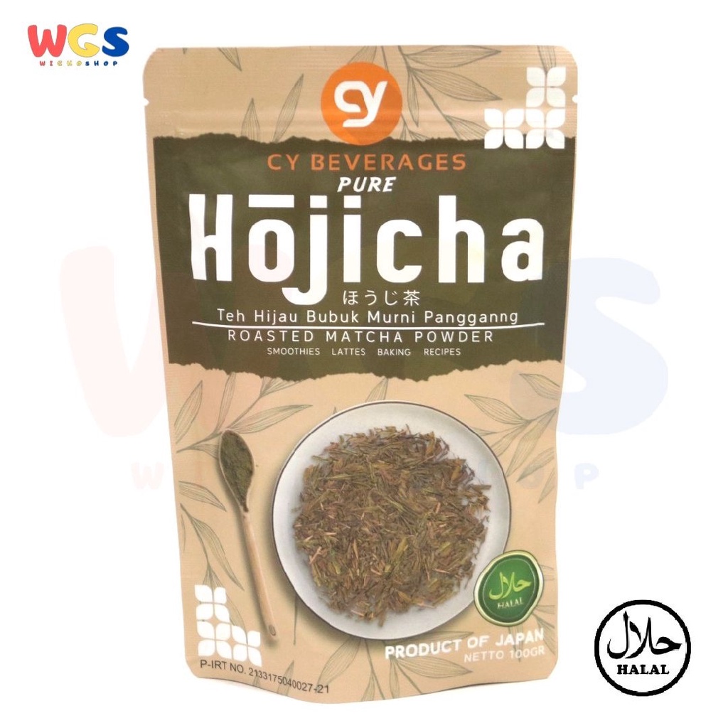 CY Beverages Pure Hojicha Roasted Matcha Powder 100 gr