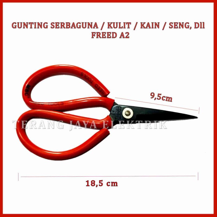 

Sale!!! Gunting Serbaguna Gunting Kulit / Kertas / Seng Freed A2 Kecil Berkualitas