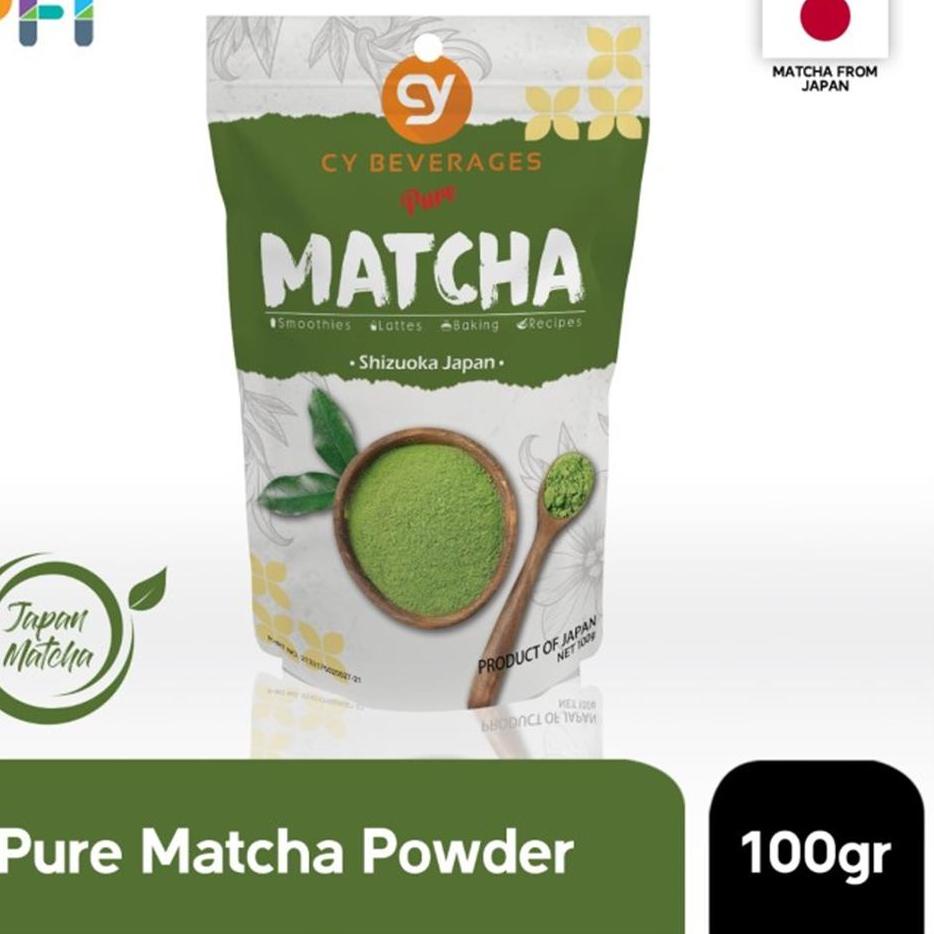 

Grosiran Murah CY MATCHA POWDER 100% ORIGINAL JAPAN IMPORT GREEN TEA POWDER 100 GR 