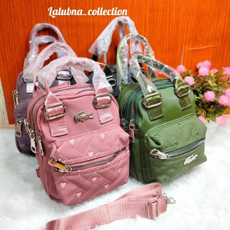 Tas cibao ransel mini terbaru jinjing & selempang, 3 ruang deh U L24 x P19