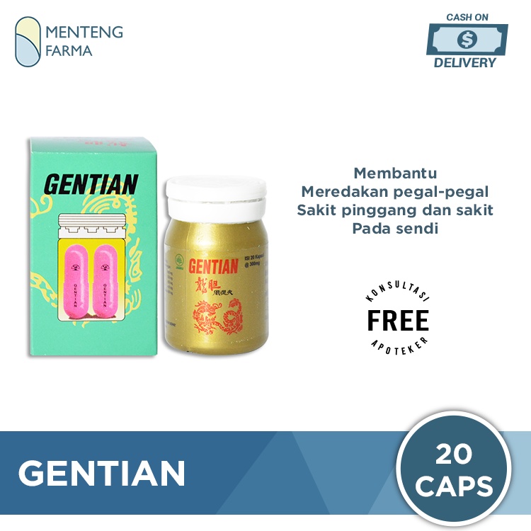 Gentian (Kapsul Rhematik) - Obat Pegal Linu dan Nyeri Sendi