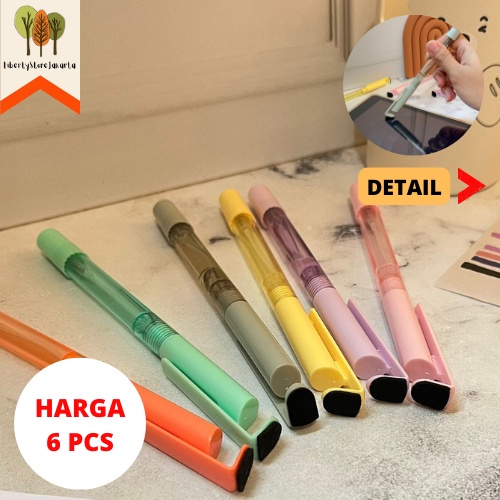 

Pulpen Gel Multifungsi 4 in 1 Paket 6 Pcs Pena Stylus Tripod Handphone Botol Spray Import Funny Fancy Stuff Best Gift Stationery For School Alat Tulis Kantor Sekolah Ready Grosir Kado Ulang Tahun READY COD