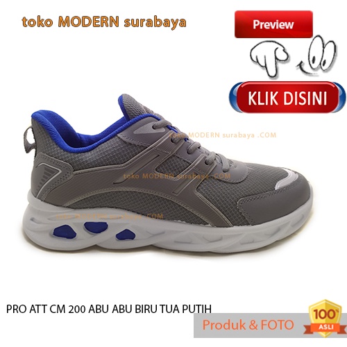 Sepatu pria olahraga sneakers tali PRO ATT CM 200