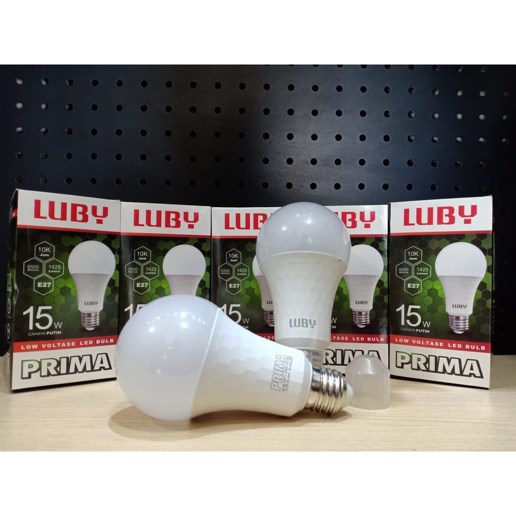 Lampu Led LUBY PRIMA 5W 7W 9W 12W 15W 18W 24W Bohlam Led Cahaya Putih