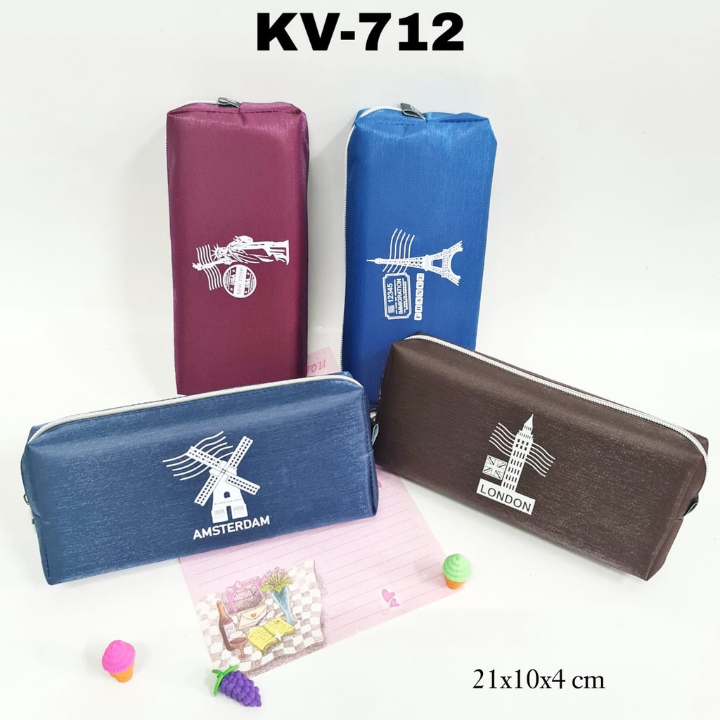 

MJ Kotak Pensil Sleting BE ONE Seri KV/Pencil Case/Tempat Pensil/Tepak