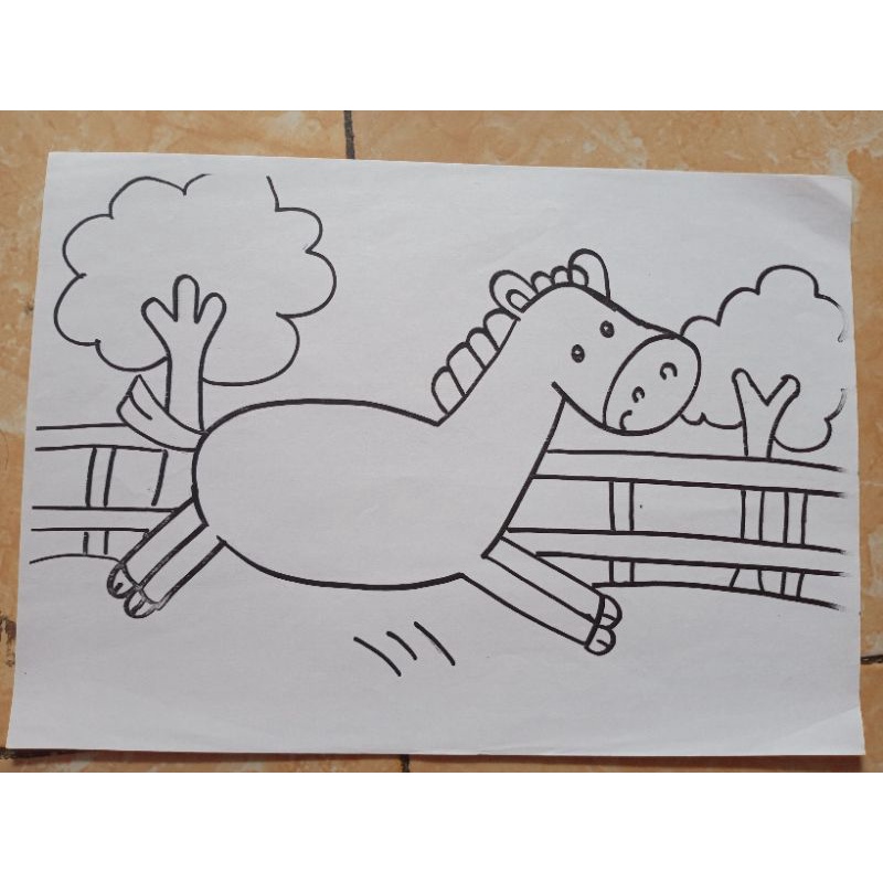 

Kertas Warna A4 animal - Horse