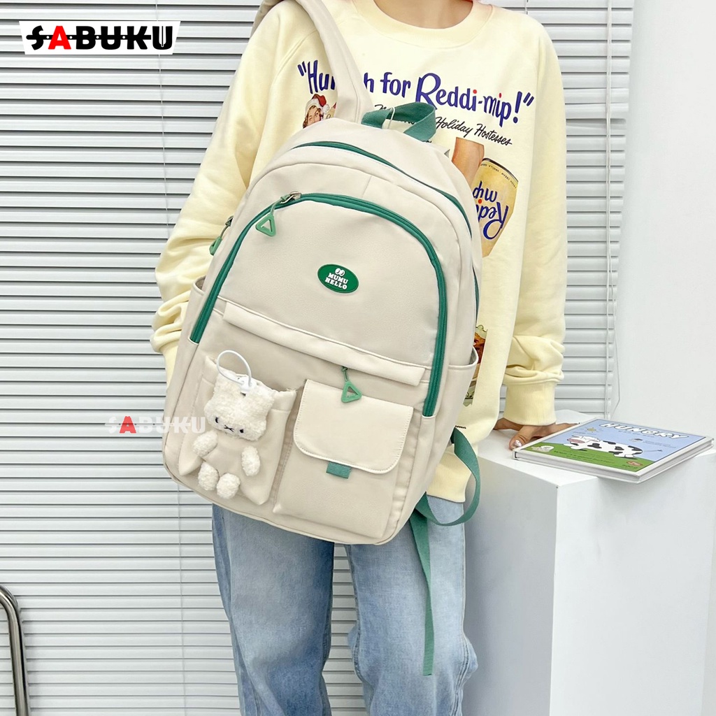 Tas Ransel Backpack Wanita Korea Multifungsi Sekolah Kekinian Tas Anak SD SMP Fashion Wanita - 269